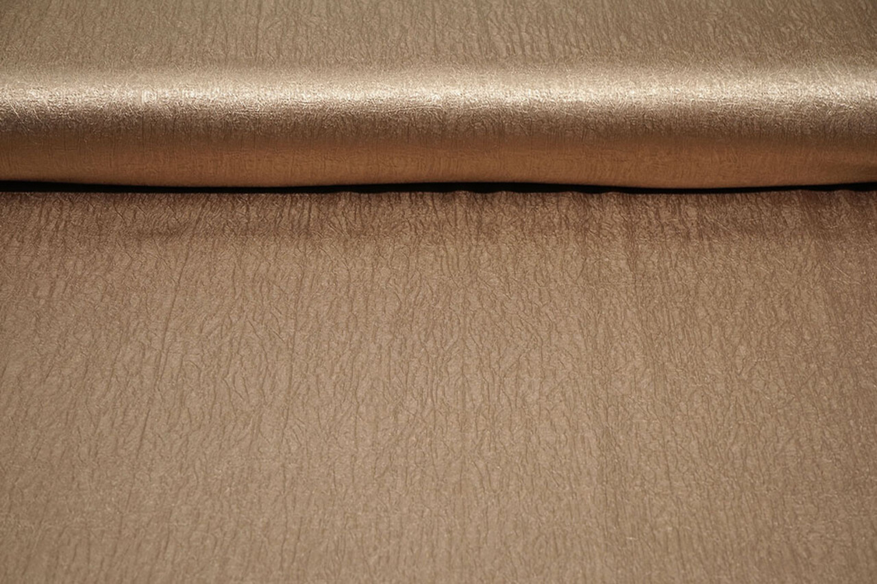 Crinkle Satin Taupe