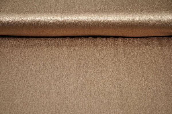 Crinkle Satin Taupe