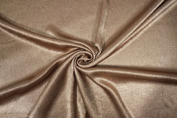 Crinkle Satin Taupe