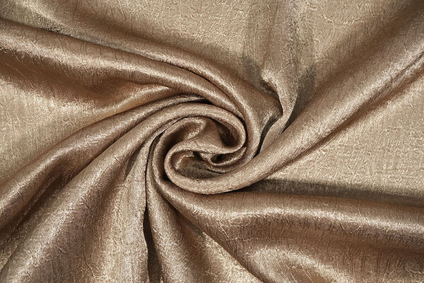 Crinkle Satin Taupe