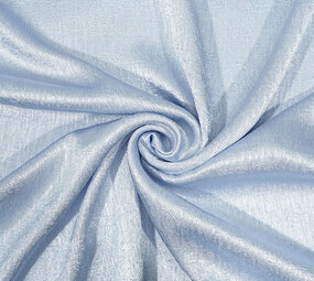 Crêpe Froissé Satin Lavande Bleu Layette