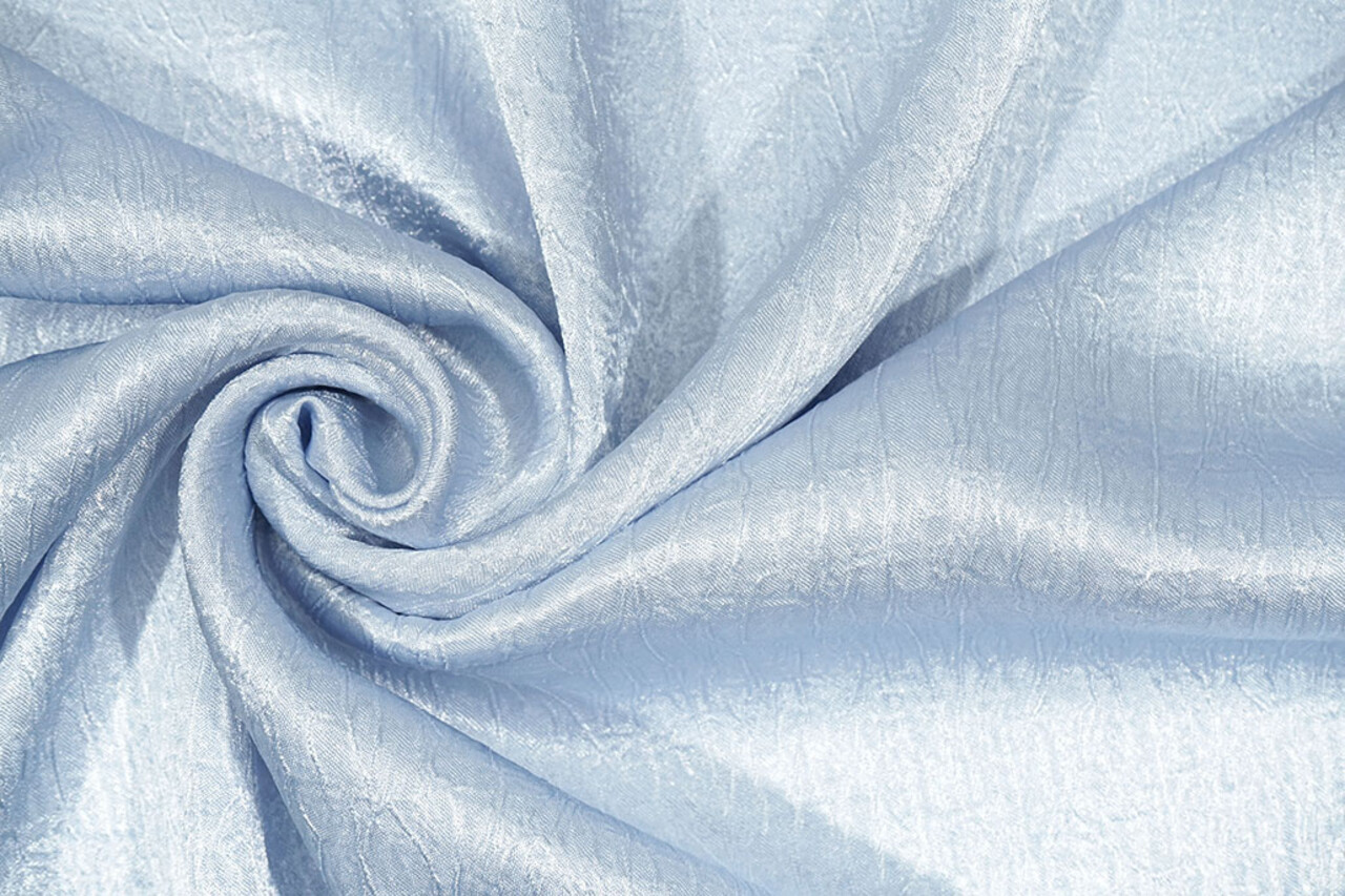Crinkle Satin Lavender Baby Blue