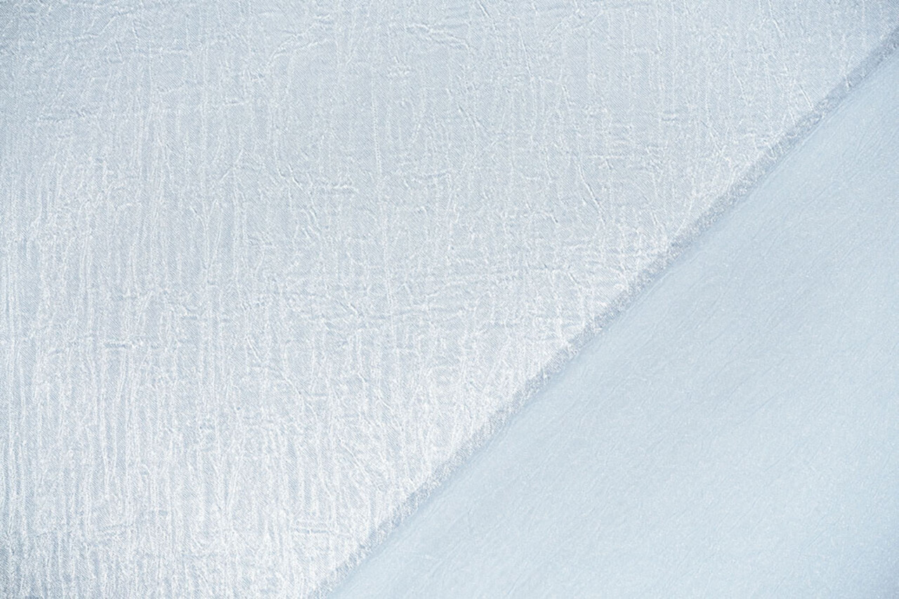 Crinkle Satin Lavendel Babyblau