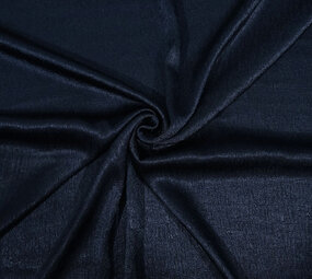 Crinkle Satin Marineblau