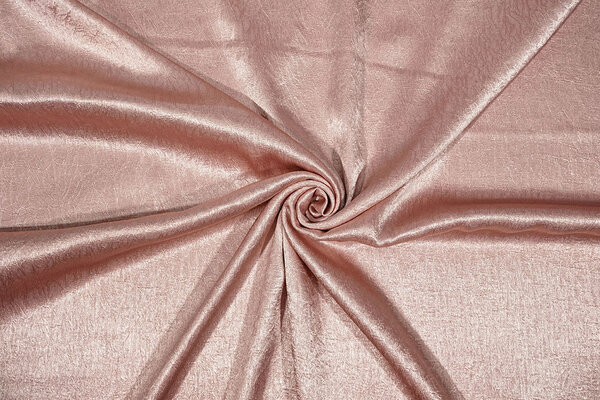 Crêpe Froissé Satin Rose Poudré