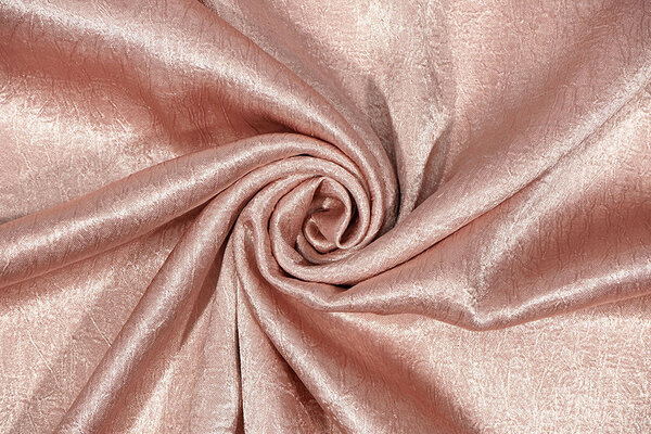 Crêpe Froissé Satin Rose Poudré