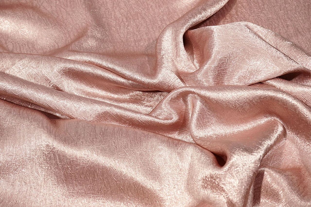 Crinkle Satin Powder Pink