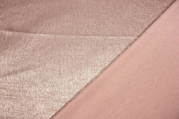 Crêpe Froissé Satin Rose Poudré