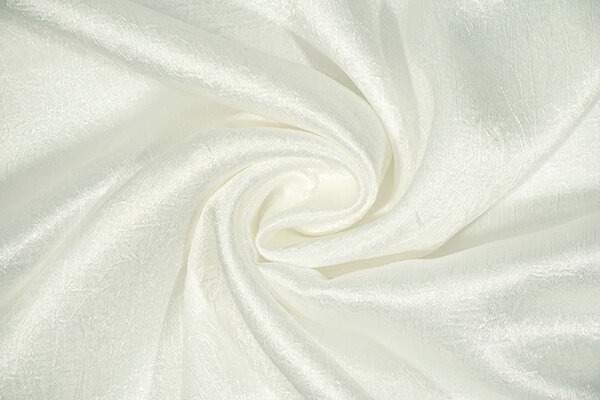 Crêpe Froissé Satin Blanc Cassé Crêpe Froissé Satin Blanc Cassé