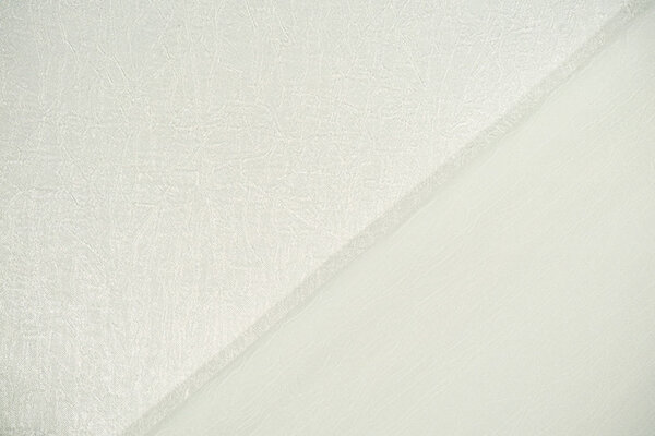 Crinkle Satin Off-White