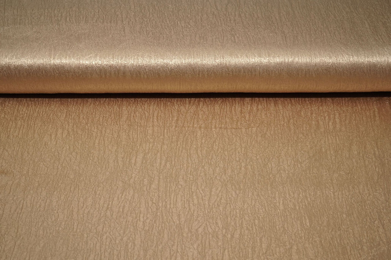 Crinkle  Satin Dunkel Gold