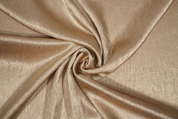 Crinkle  Satin Dunkel Gold