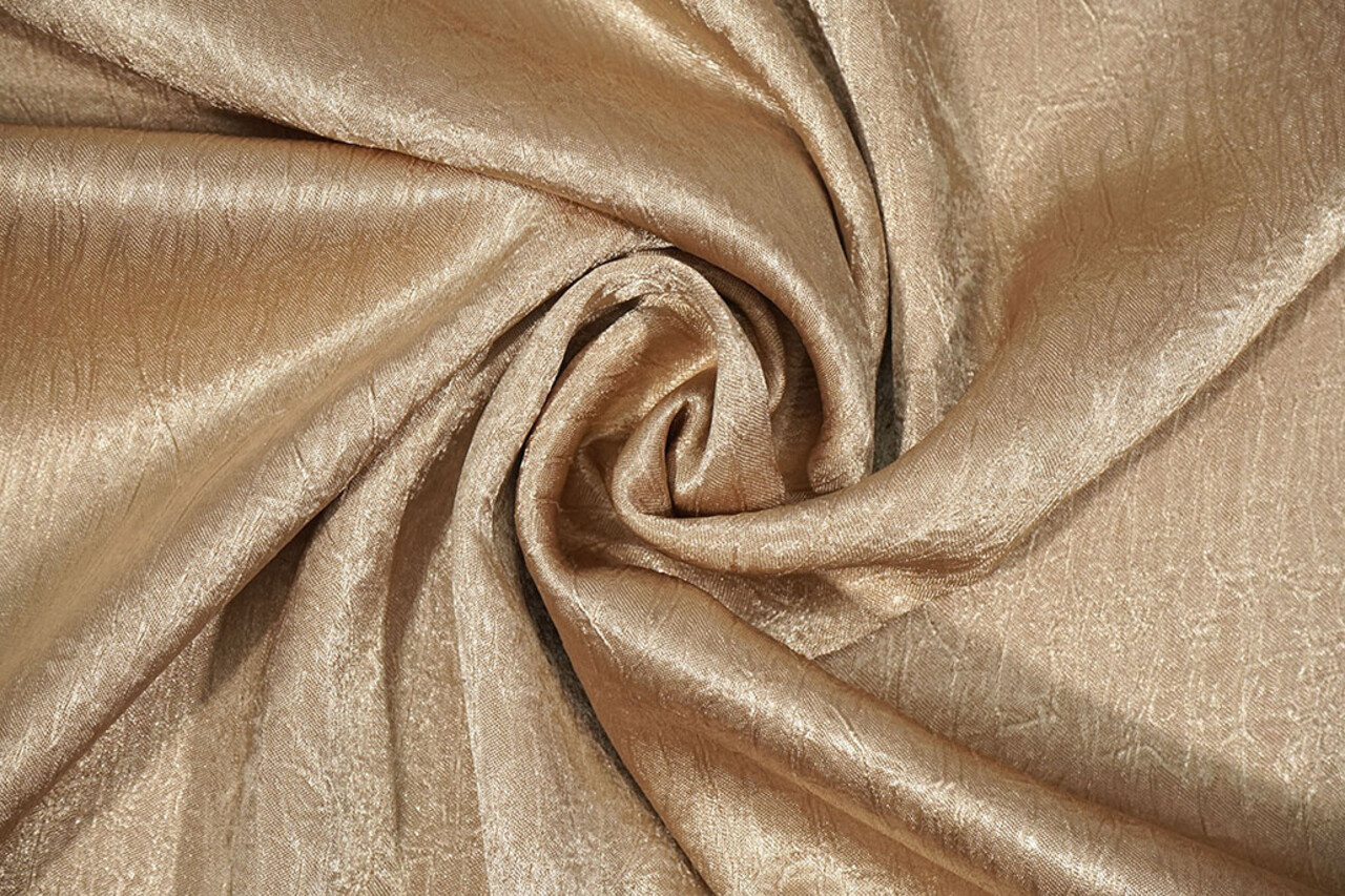 Crinkle Satijn Donker Goud Crinkle Satijn Donker Goud