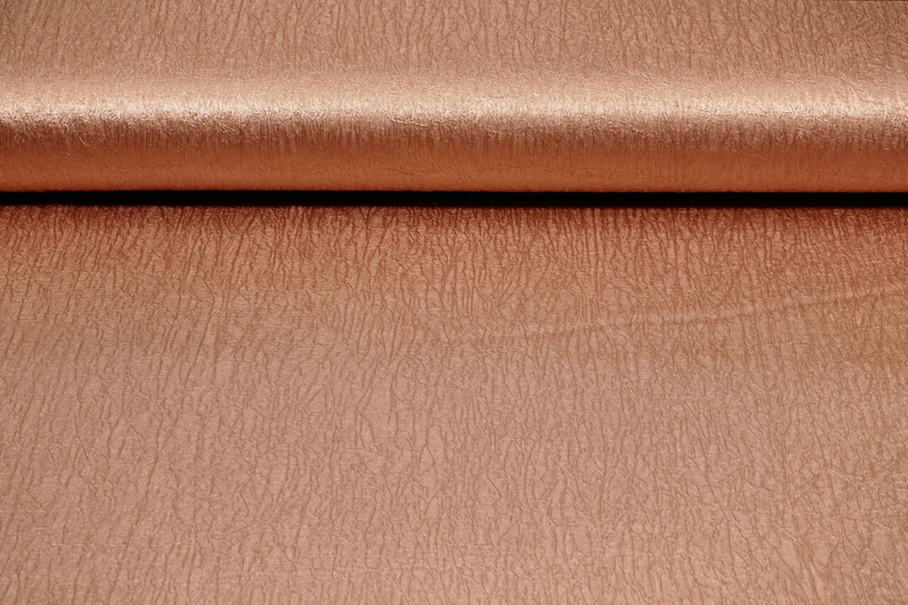 Crinkle  Satin Dark Salmon Pink