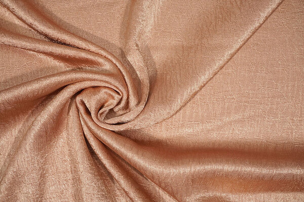 Crinkle  Satin Dark Salmon Pink