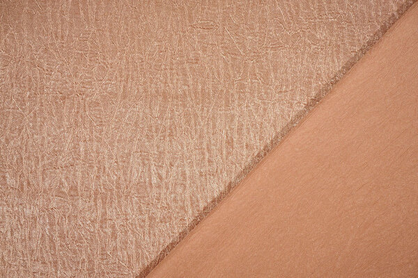Crêpe Froissé Satin Foncé Saumon Rose Crêpe Froissé Satin Foncé Saumon Rose