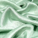 Effetto Stropicciato Raso Verde Antico Chiaro