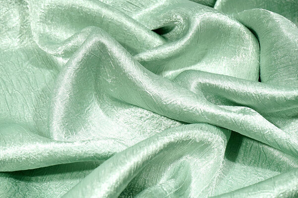 Effetto Stropicciato Raso Verde Antico Chiaro Effetto Stropicciato Raso Verde Antico Chiaro