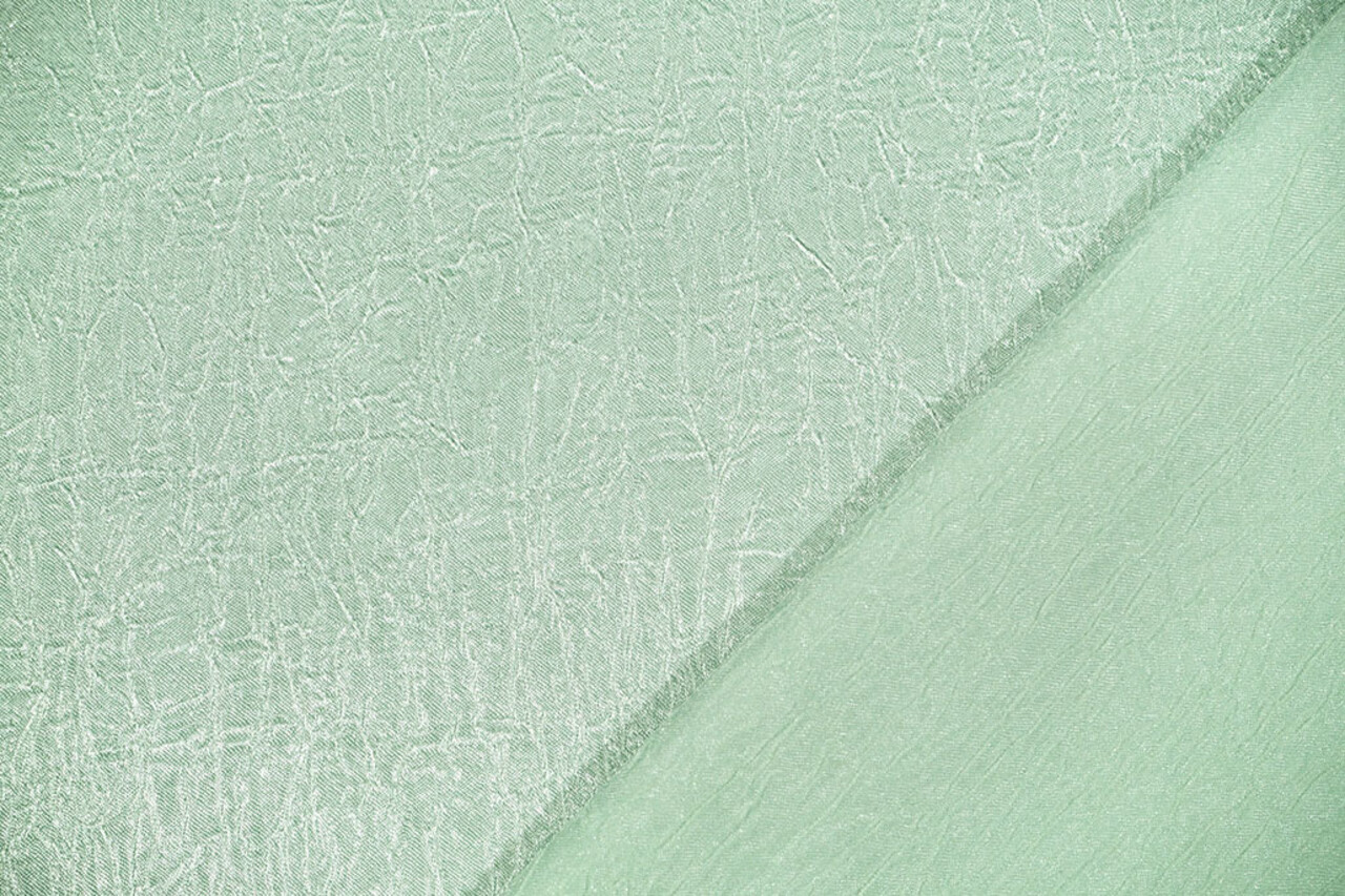 Crinkle Satijn Licht Oud Groen Crinkle Satijn Licht Oud Groen