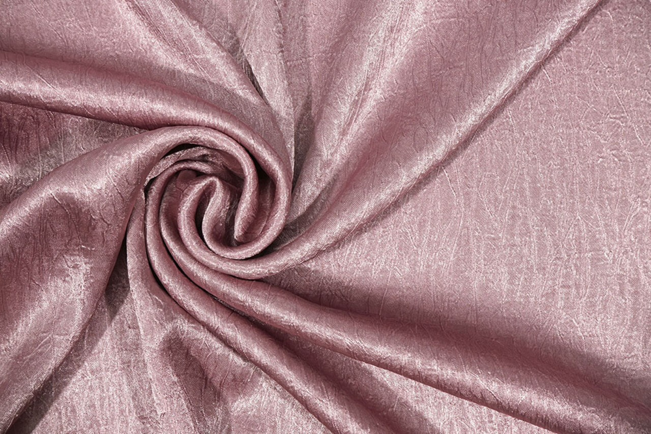 Crinkle Satijn Licht Mauve