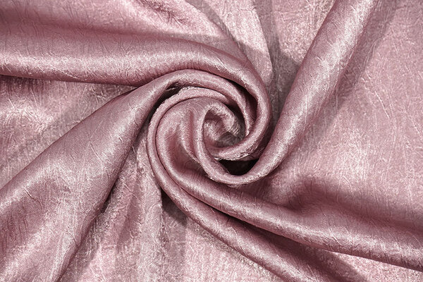Crinkle Satijn Licht Mauve