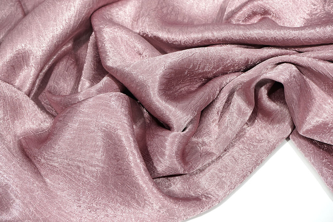 Crinkle  Satin Light Mauve