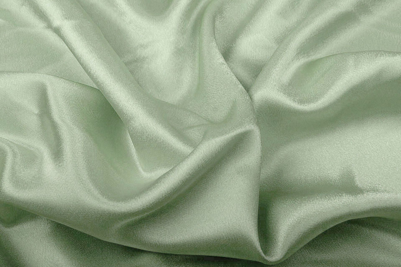 Crepé Satén Verde Antiguo