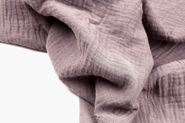 Oeko-Tex®  Double Gauze Fabric Old Lilac Oeko-Tex®  Double Gauze Fabric Old Lilac