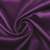 Satin Crêpe Aubergine-Violet