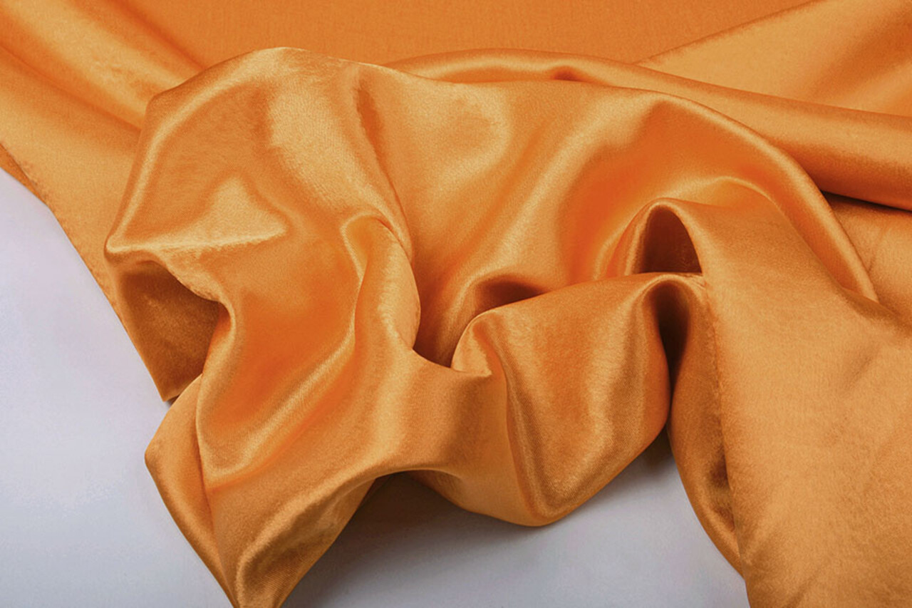 Crêpe Satin Orange Crêpe Satin Orange