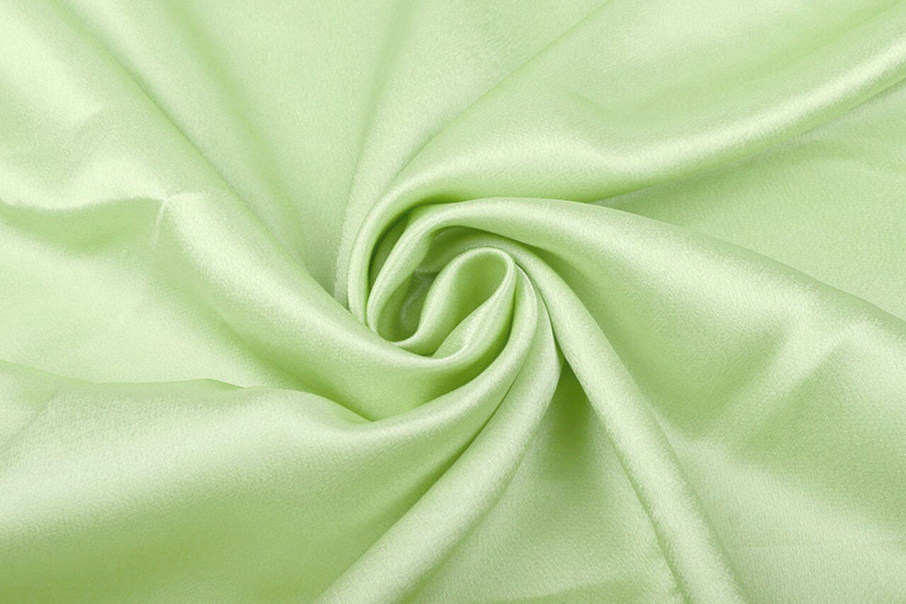 Crêpe Satin Pistache