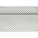 Oeko-Tex® Coton Double Gaze Pois Blanc Noir Oeko-Tex® Coton Double Gaze Pois Blanc Noir