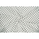 Oeko-Tex® Mussola Pois Bianco Nero Oeko-Tex® Mussola Pois Bianco Nero