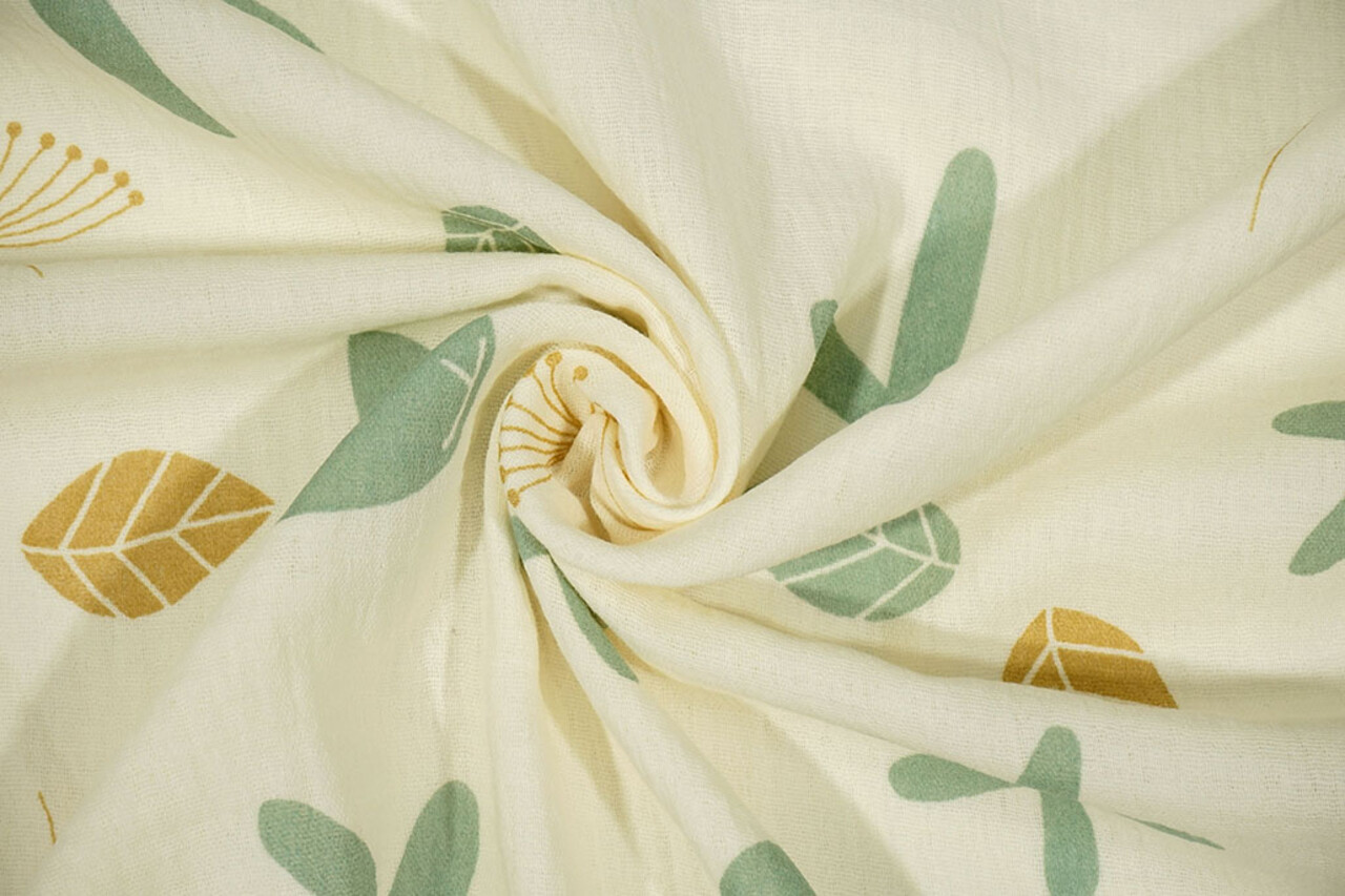 Oeko-Tex®  Baumwoll Musselin Florabun