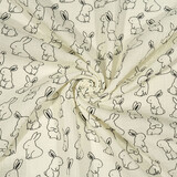 Oeko-Tex®  Double Gauze Fluffle Bunnies Oeko-Tex®  Double Gauze Fluffle Bunnies