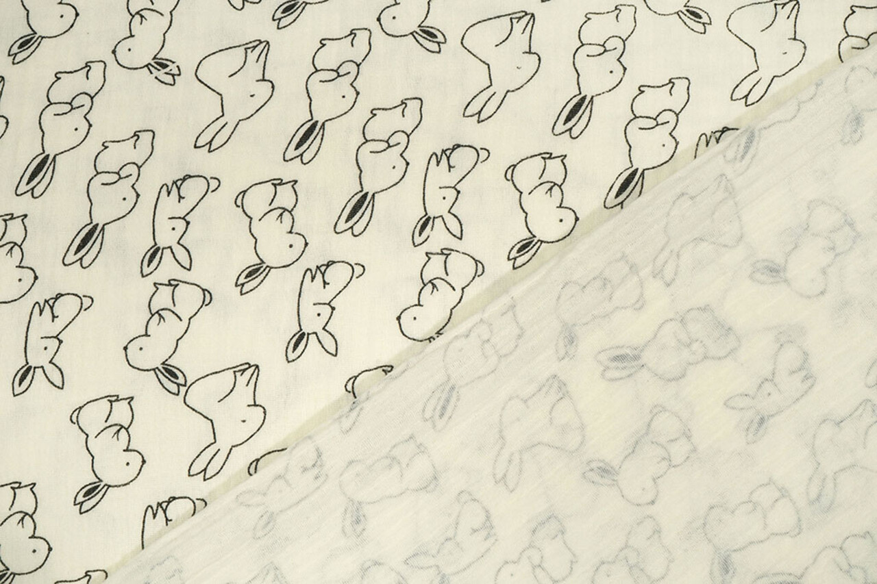 Oeko-Tex®  Double Gauze Fluffle Bunnies