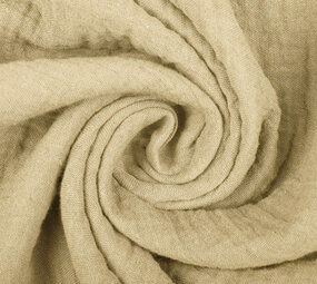 Oeko-Tex®  Double Gauze Fabric Sand Oeko-Tex®  Double Gauze Fabric Sand