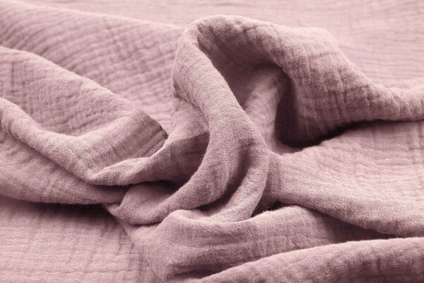 Oeko-Tex®  Hydrofiel stof Licht Oud Roze Oeko-Tex®  Hydrofiel stof Licht Oud Roze