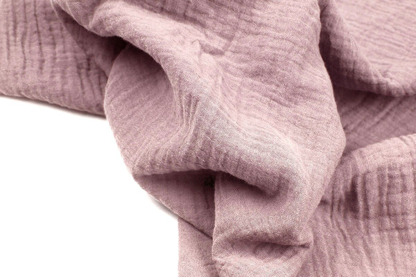 Oeko-Tex® Coton Double Gaze Tissu Clair Vieux Rose Oeko-Tex® Coton Double Gaze Tissu Clair Vieux Rose