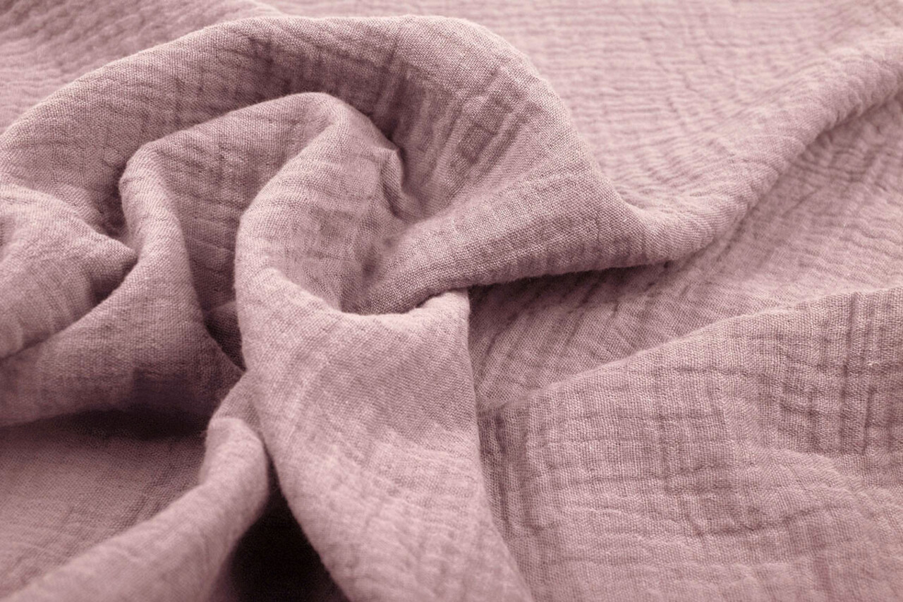 Oeko-Tex®  Tela de Muselina Claro Rosa Antiguo