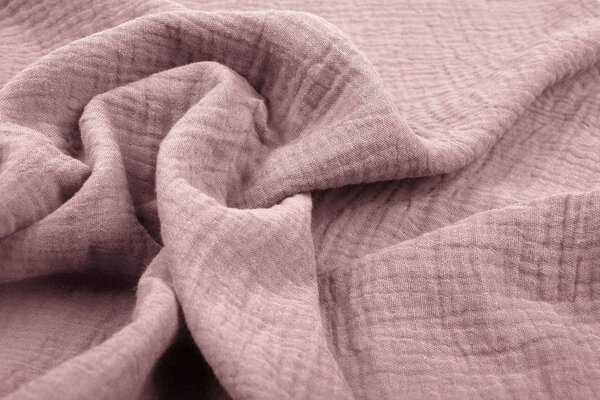 Oeko-Tex® Coton Double Gaze Tissu Clair Vieux Rose Oeko-Tex® Coton Double Gaze Tissu Clair Vieux Rose