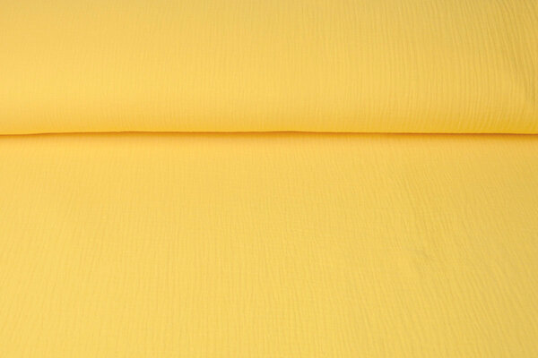Oeko-Tex® Tessuto di Mussola Giallo Oeko-Tex® Tessuto di Mussola Giallo