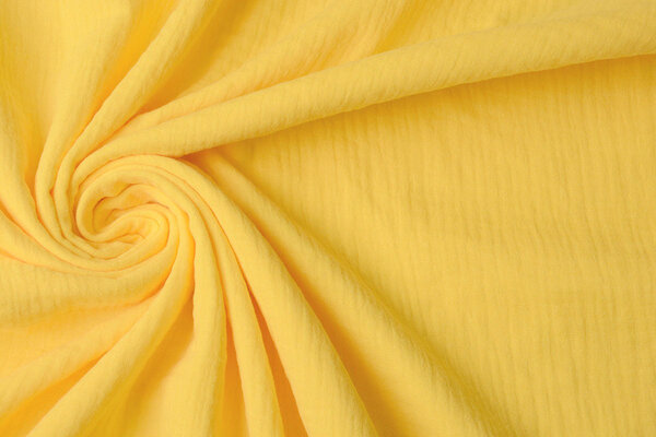 Oeko-Tex® Tessuto di Mussola Giallo Oeko-Tex® Tessuto di Mussola Giallo
