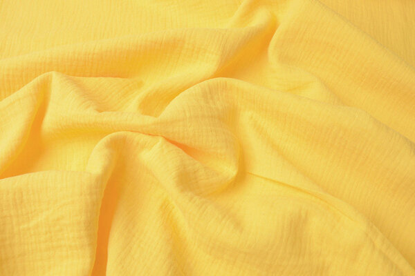 Oeko-Tex® Tela de Muselina Amarillo Oeko-Tex® Tela de Muselina Amarillo