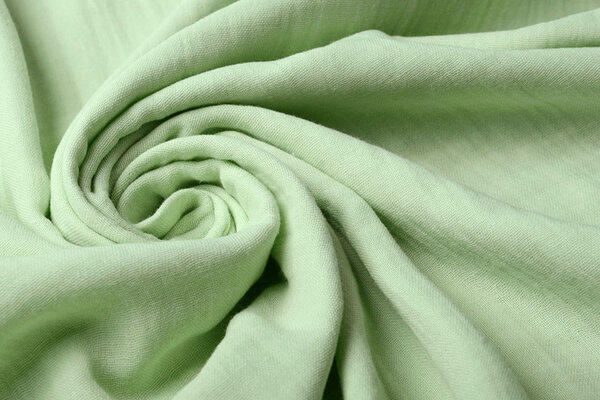 Oeko-Tex® Tessuto di Mussola Verde Menta Oeko-Tex® Tessuto di Mussola Verde Menta