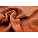 Oeko-Tex® Tela de Muselina Naranja Ladrillo Oeko-Tex® Tela de Muselina Naranja Ladrillo
