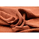 Oeko-Tex®  Coton Double Gaze Tissu Orange Brique