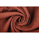 Oeko-Tex® Tessuto di Mussola Mattone Ruggine Oeko-Tex® Tessuto di Mussola Mattone Ruggine