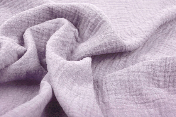 Oeko-Tex®  Double Gauze Fabric Light Lilac