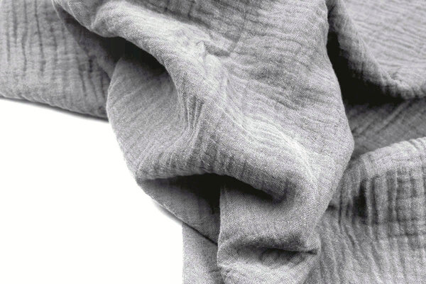 Oeko-Tex®  Hydrofiel Stof Midden Grijs Oeko-Tex®  Hydrofiel Stof Midden Grijs